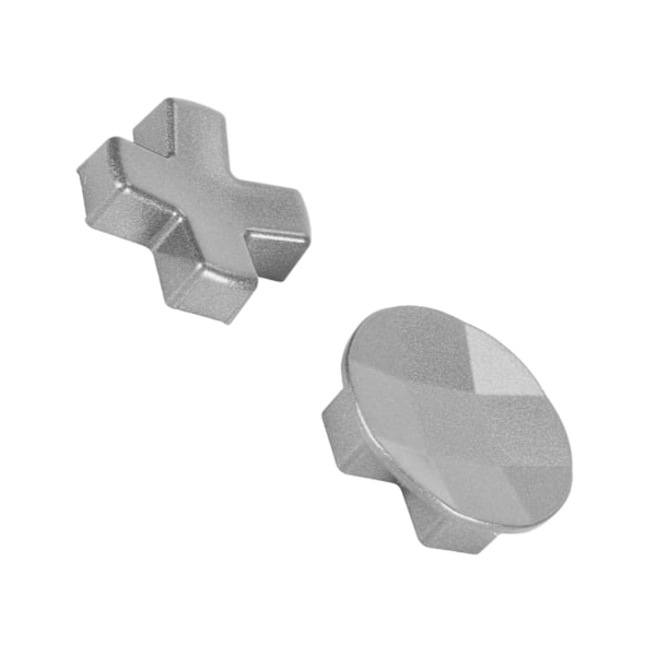 Handkontroll D-kuddar, byte av riktningsknapp metall facetterad standard D-pad för Xbox One Elite Series 2 Silver