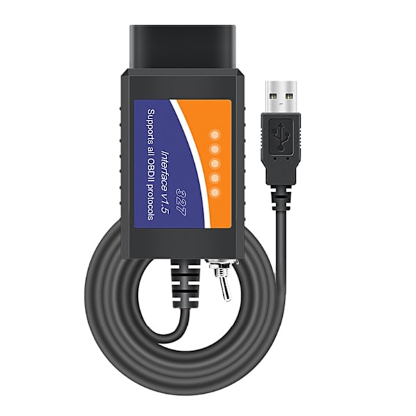 OBD2-diagnostiikkaliitäntäkaapeli USB-liitäntä Automaattinen virhekoodinlukija sopii Fordille