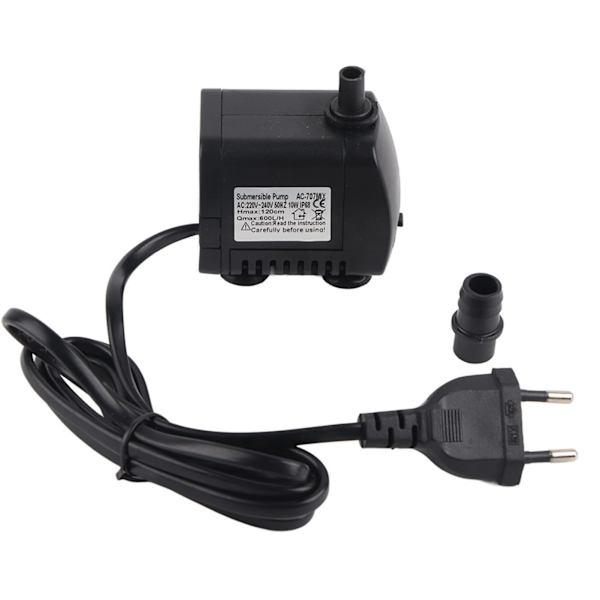 10W akvarium nedsenkbar vannpumpe Fish Tank Fontene Miniascape Motstand Micro Mute Rotorpumpe