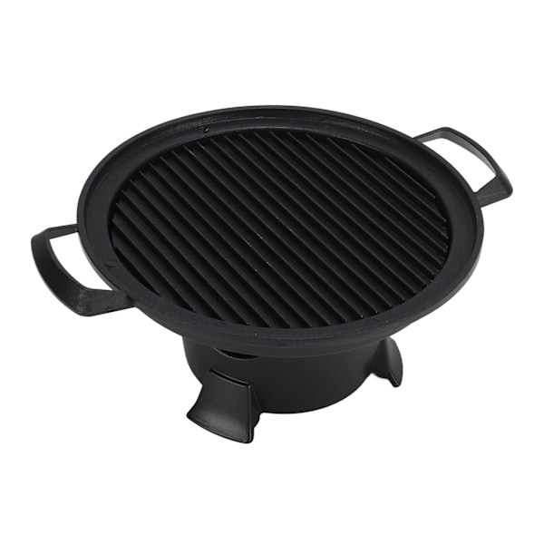 Bærbar bordgrill Bærbar Hibachi-grill i støpt aluminium med non-stick bakeplate for utendørs piknikcamping