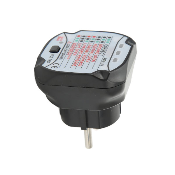 Stikkontakt Tester Præcis detektion Hurtig respons Stikkontakt Detektor EU-stik 220V-250V