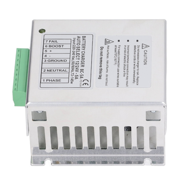 12V 24V Generator Batterilader 2-trins opladning Automatisk Batteriregulator 220‑240VAC