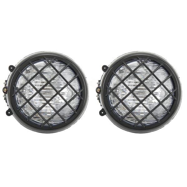 【NX】Par 12V ATV LED frontlyktmontering med pærer Lampegitter erstatning for Warrior 1996-2001