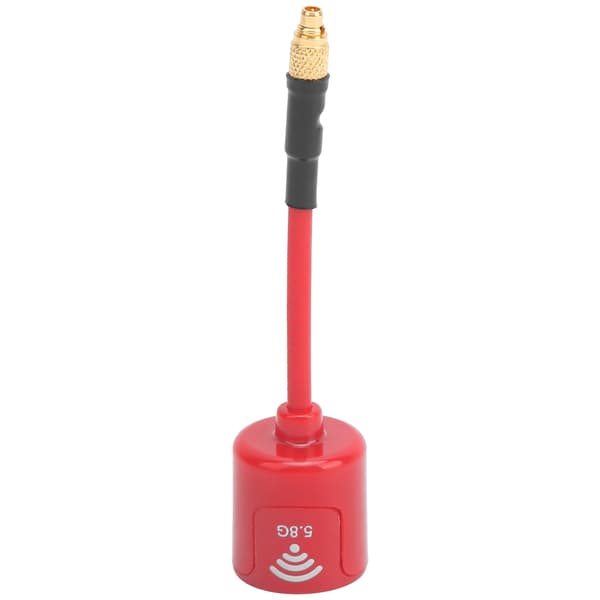 5.8Ghz MMCX 2.8dbi RHCP Høj Gain Lang Antenne til FPV Racing Drone RC Dele Rød Lige
