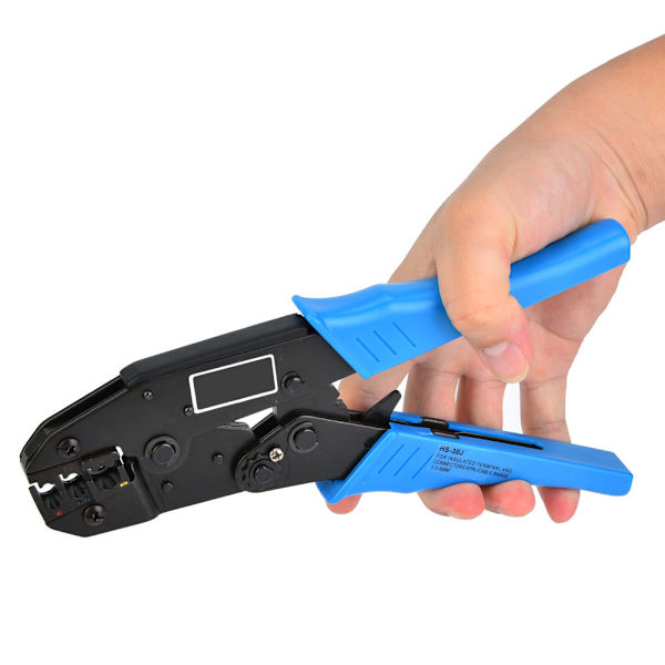 HS-30J Ratchet Crimptænger 0,5~6,0mm 22-10AWG Crimpværktøj til Rørformede Terminaler