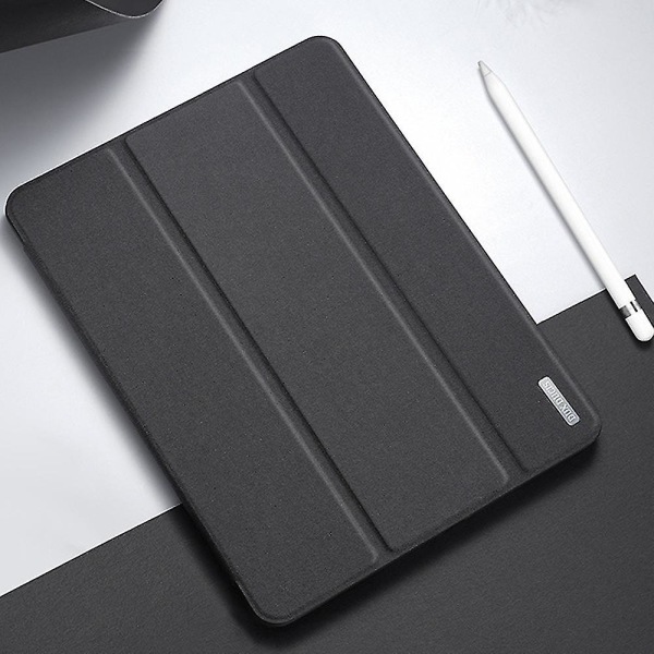 Deksel kompatibel med Ipad Pro 11 (2020/2021), Hard Back Flip Cloth Texture Flip Protective Case black