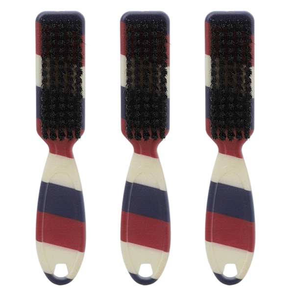 3st mjuk skäggblekningsborste Ergonomiskt handtag Skäggstyling rengöringsborste för skönhetssalong Hem