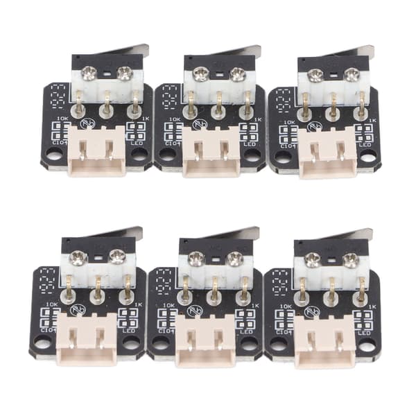 6 stk. printer-endestopkontakt 3-benet N/ON/C-kontrol Holdbar Bedre sejhed 3D-printerdele