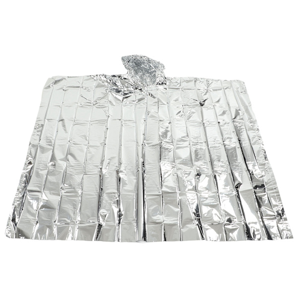 Nödsituationspåsar Vattentäta Vindtäta CPP Aluminiumfolie 0,012 mm Tjock Silverreflekterande Nödblanketter för Resor