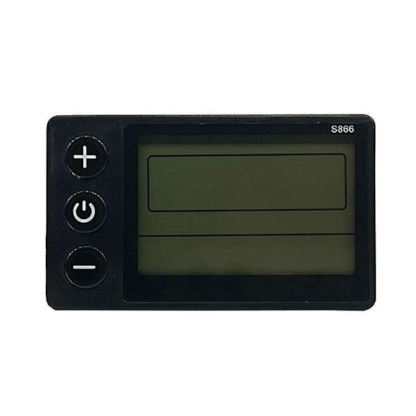Vedenkestävä LCD-näyttöpaneeli sähköpyörälle S866-ohjaimella - 24v/36v/48v