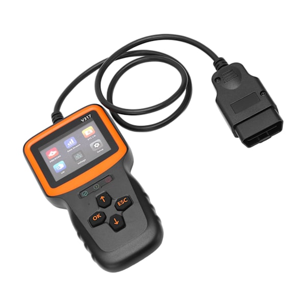V317 V1.5 OBD2 skanner DC9‑16V ABS Skärmskärm Felkodsläsare Analysverktyg för fordon