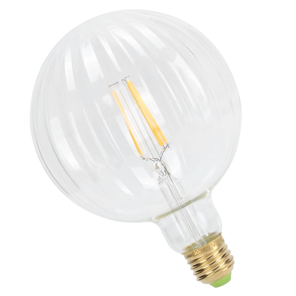 4W G125 Antik Glødepære E27 Vandmelonform LED-Glødepære Hjemindretning 220V Varmt Lys (Transparent)