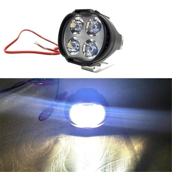 12W Super Ljus LED-Ljus Dimljus Strålkastare Motorcykellampa