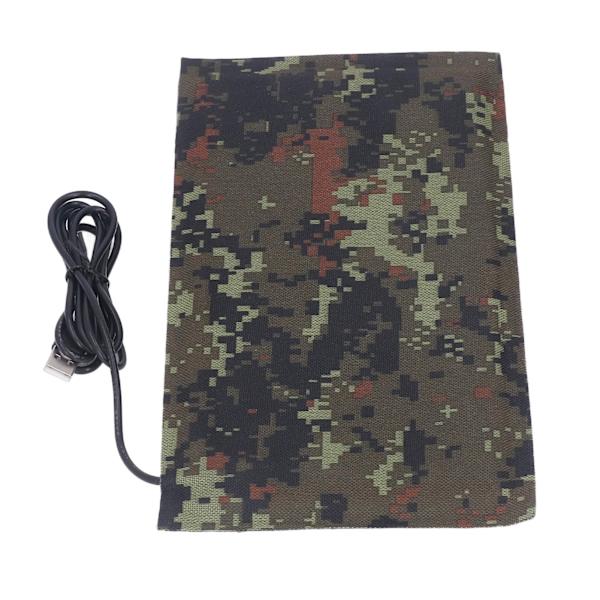USB elektrisk värmedyna 5V kolfibervärmeduk Tvättbar kläder värmedyna YH-1020