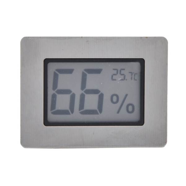 Inbyggd design LCD elektronisk termometer Hygrometer för cigarrlåda gitarrväska Vinskåp