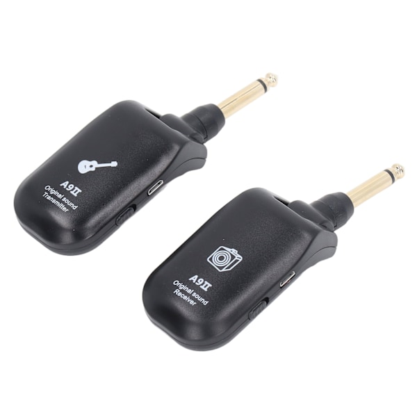 Guitar Receiver Transmitter Set Plug and Play Trådlös sändare Receiver Audio Trådlöst gitarrsystem