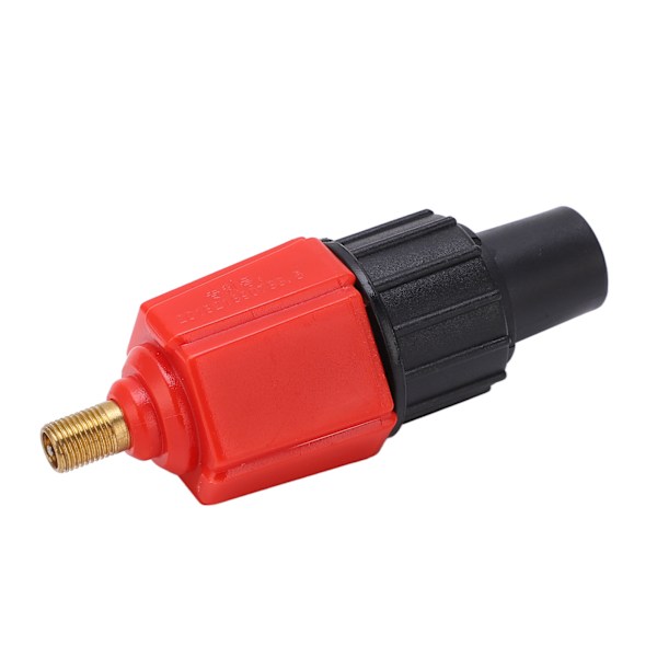 Båtluftventil Adapter Kompressor Luftventil Konverter Luftpumpe Adapter for Kajakk Oppblåsbar Båt Flåte Padle Brett (Kobling 1) Rød
