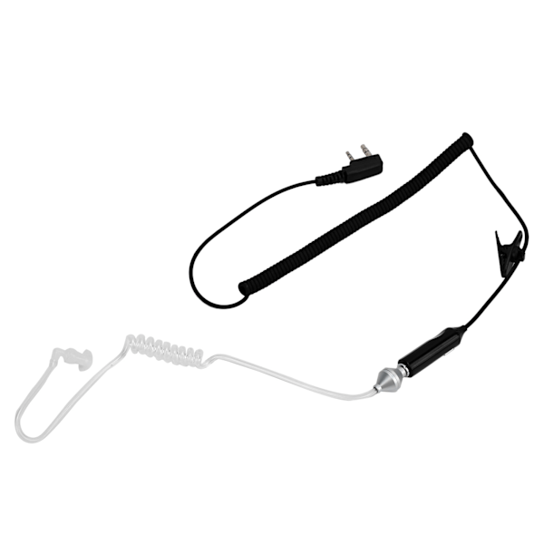 Walkie Talkie Earpiece 2pin K Headset för KENWOOD TH-F6 / F6A/ D7/ D7A/ D7AG/ D7E/ F7/ F7E/ G71/ G71A