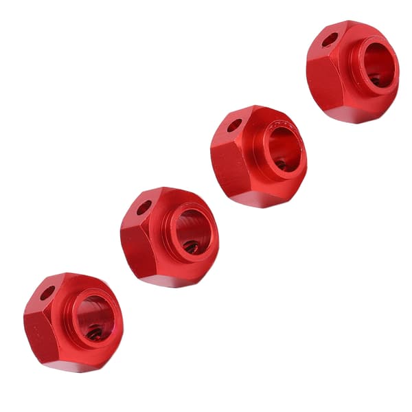 RC Hex Hjulnavadapter Navbreddande Koppling för Traxxas 1/10 RC Crawler Bil Röd 6mm
