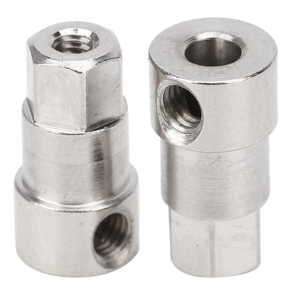 2 stk. metall bakakseldeler for 63 mm dekk Passer for WPL D12 1/10 RC lastebil (045S)