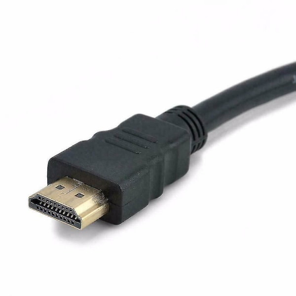 HDMI-portti uros-naaras 1 tulo 2 lähtö jakokaapeli sovitin muunnin 1080p