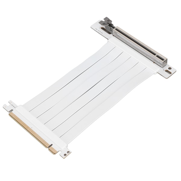 PCI E -jatkokaapeli 15cm 128Gbps Nopea PCI E X16 3.0 Riser-kort näytönohjaimelle, äänikortille, verkkokortille, valkoinen
