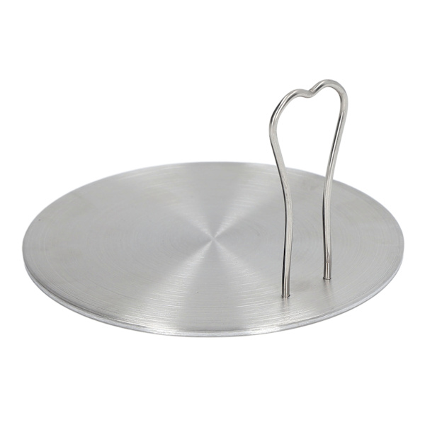 Varmesprederplate Induksjonsplate i rustfritt stål Elektrisk induksjonskomfyr Diffusoradapter for hjemmekjøkken 16# 15,5 cm/ 6,1in
