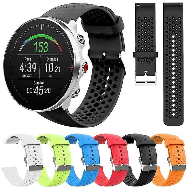 【NX】Polar Vantage M Hvid Silikone Urrem
