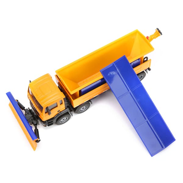 【NX】1:50 Snøplogmodell Sinklegering Simulering Ingeniørkjøretøy Modellleker for gutter