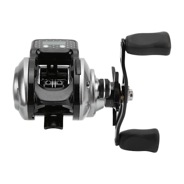 Digital Display Baitcasting Reel 16+1BB 6.3:1 Utväxling Centrifugalbroms Fiskehjul (Silver Dual Arm Right Hand)
