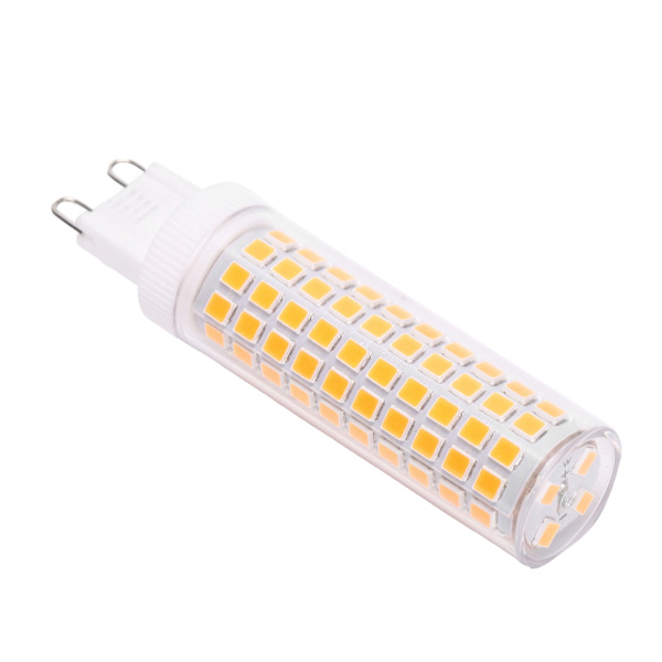 12W G9-pære 1200LM 124LED Bi Pin-glødepære LED majslampe til lysekrone AC100-265VVarmt hvid 2700K-3000K