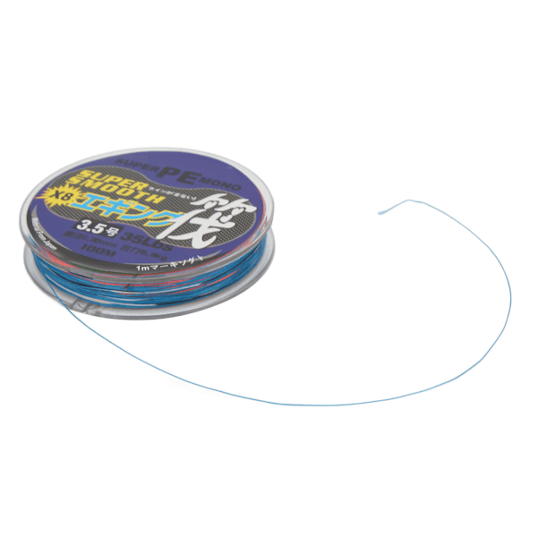 8-strenget Flettet Fiskesnor 1 Meter 1 Farve PE Fiskesnore 100 Meter Bidresistent Luya Wire Nr. 3.5