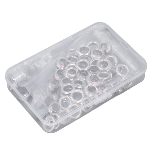 100 uppsättningar Grommet Tool Kit Innerdiameter 12MM Eyelet Spänne Canvas Spänne Grommet Eye Tool Set med installationsverktyg