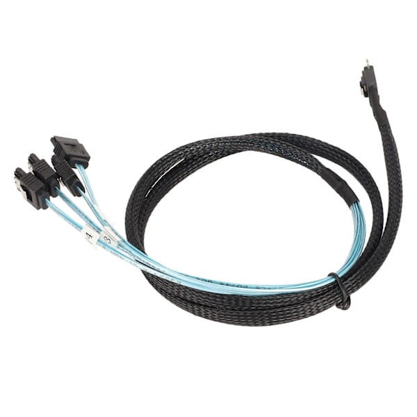 SAS-kaapeli SFF‑8654‑4 SATA 7 Pin Array Disk Nopeampi siirto Mini PVC Tietokoneen tarvikkeet 0,5 metriä / 1,6 jalkaa