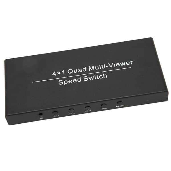 【NX】4X1 HD Multimedia Interface Multi Switcher 4 inn 1 ut 1080P ved 60Hz HD Multimedia Interface Multi Viewer 100‑240V EU-plugg