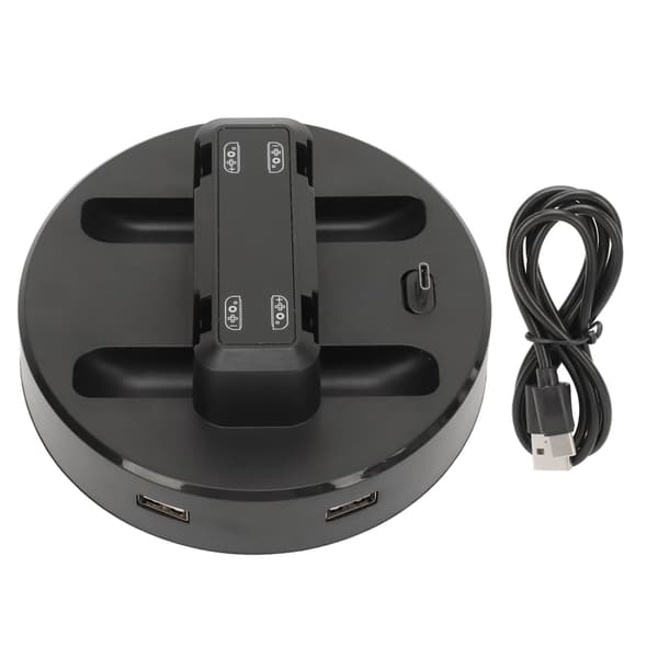 Controller Oplader Dockingstation Pladsbesparende Intelligent Beskyttelse Dobbelt Controller Opladningsstand