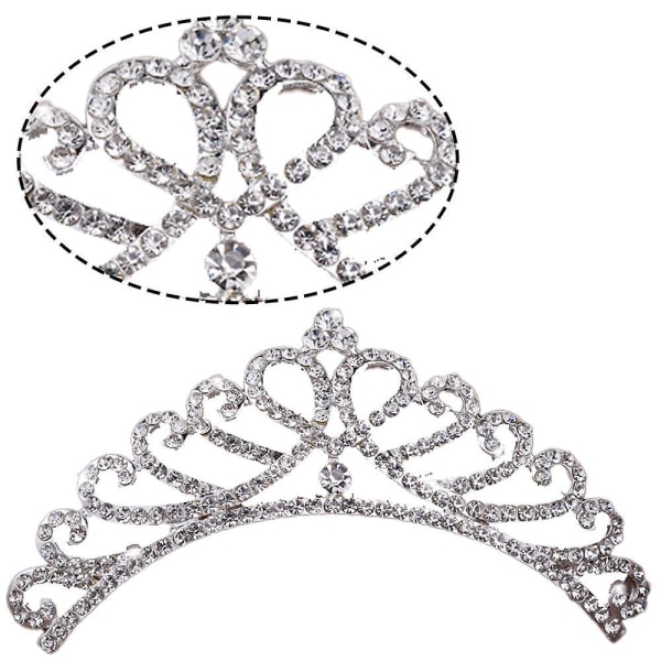 Krystal pandebånd, rhinestone pandebånd til kvinder hår smykker bryllup pandebånd Crown Party tiaraer