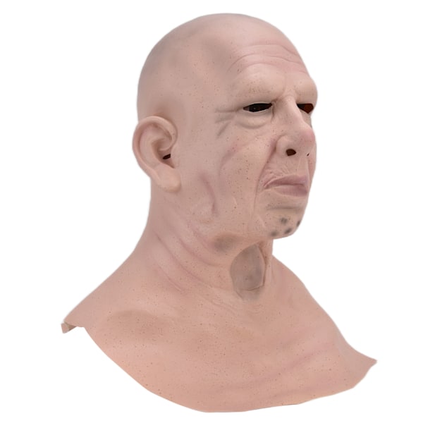 Realisttisk Fiskehue Mand Maske Latex Menneskeansigt Maske Sjov Skræmmende Halloween Kostume Cosplay Rekvisit