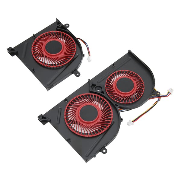 【NX】CPU GPU Køleventilator 4 Pin Hurtig Varmeafledning Bærbar Køleventilator til MSI GS63VR til GS63 til GS73 til GS73VR til MS 17B1 CPU+GPU