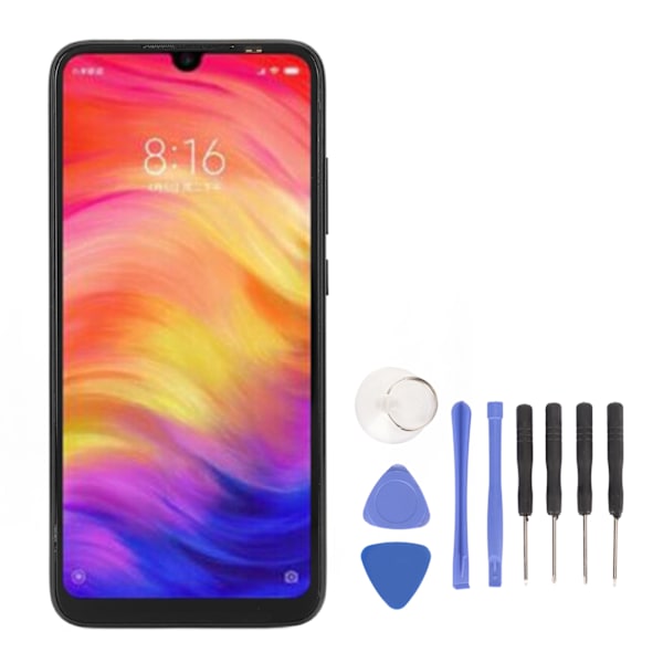 Byte av telefonskärm 6,3 tums digitaliserare pekskärm för Xiaomi Redmi Note 7 PRO M1901F7G M1901F7H