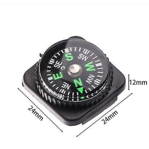10 ST Watch Kompass Mini Bärbar nödöverlevnadsnavigering