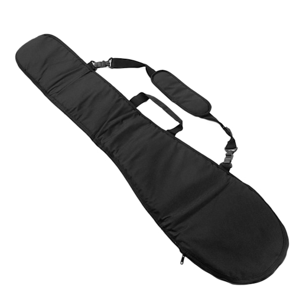 Kajak Paddeltaske Split Paddel Bådpaddle Opbevaringstaske Holder Fods beskyttelse til robåd Sort