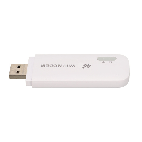 4G USB Bærbar Wifi Støtter 10 Enheder Plug and Play Multipelbeskyttelse USB Mobil Wifi til Mobiltelefon Laptop Hvid