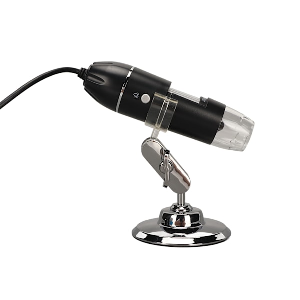 Digitalt mikroskop 1600X HD-oppløsning 8 LED-lys USB Type C 2 i 1 elektronisk digitalt mikroskop