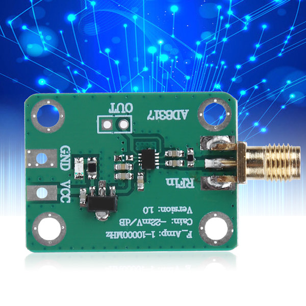 AD8317 logaritmisk detektor RF-signallogg uteffektmätare 1M-10000MHz styrenhet