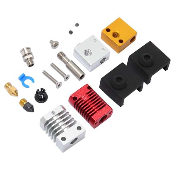 3D-skriver Extruder Hotend Kit montert Mk8 dys Metall Hot End Kit for Ender 3 V2 Ender 3 Pro