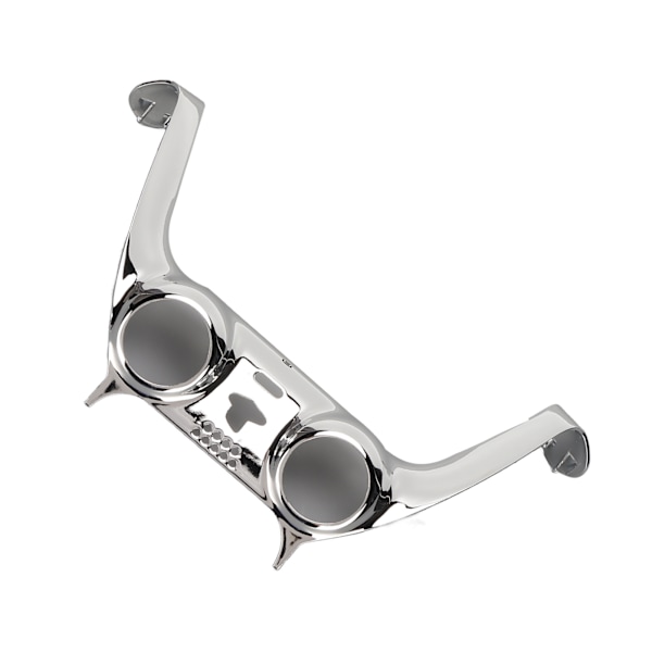 For PS5-kontroller frontplate DIY-erstatningsklips Skalledekorasjonstilbehør med styrespakkskydd Sølv