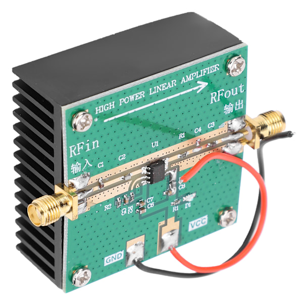 RF2126 RF effektforstærker 400‑2700MHz 2,4GHZ 1W forstærker med køleplade