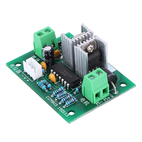 DC 12‑24V 6A DC-motorhastighedsstyringskortmodul PWM trinløs hastighedsregulering