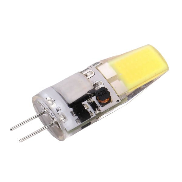 G4 LED COB-lamppu 5W 600LM Silikon Riippulamppu Kattolamppu Polttimo AC/DC 12V 4,2x1,3cm Kylmä Valkoinen 6000‑6500K